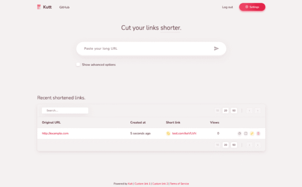 URL Shortener (JavaScript code)