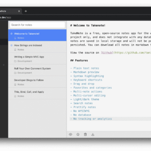 Notes App (code TypeScript)
